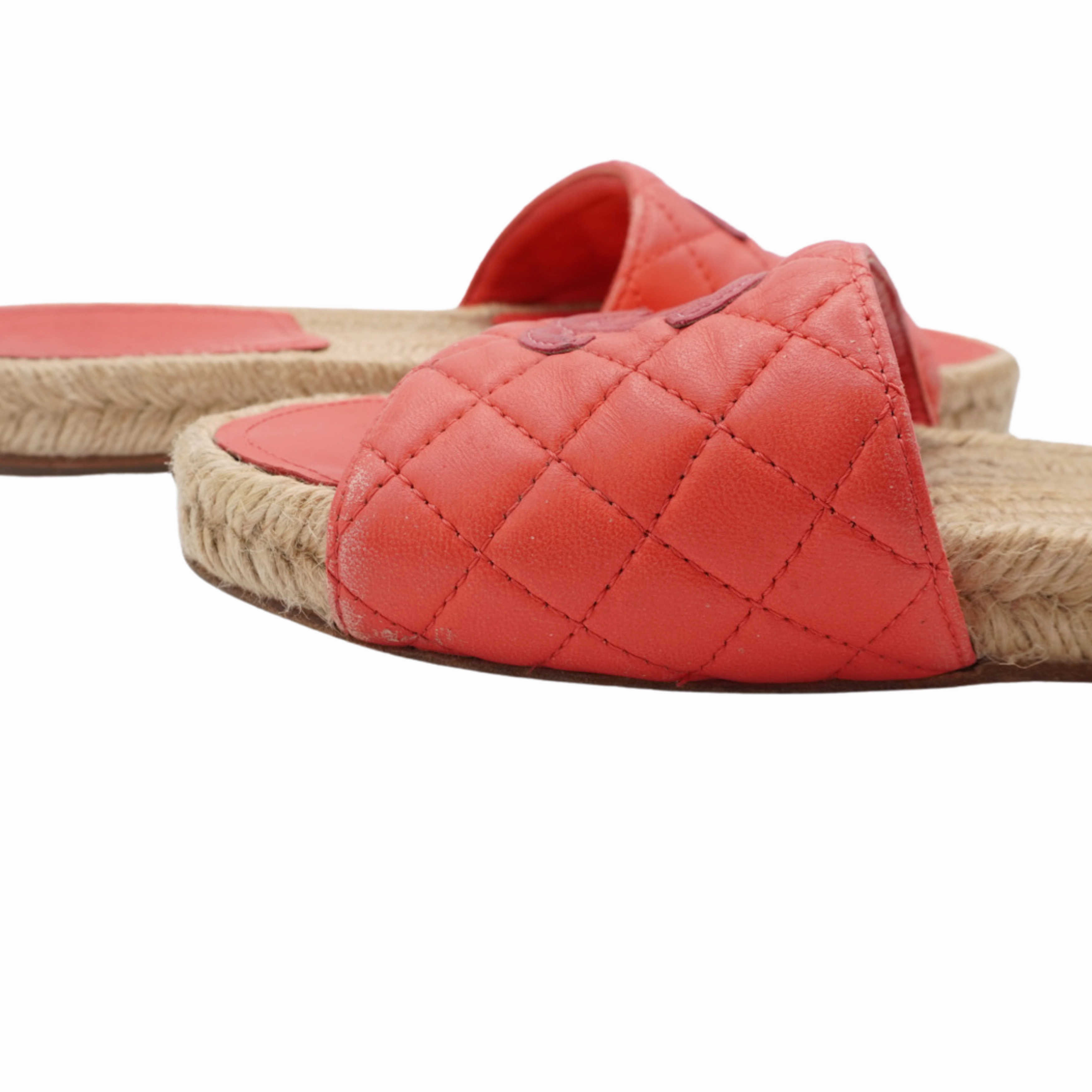 CHANEL Red/Brown SIZE 36 Shoes