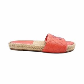 CHANEL Red/Brown SIZE 36 Shoes Womens Sandals cheap sale