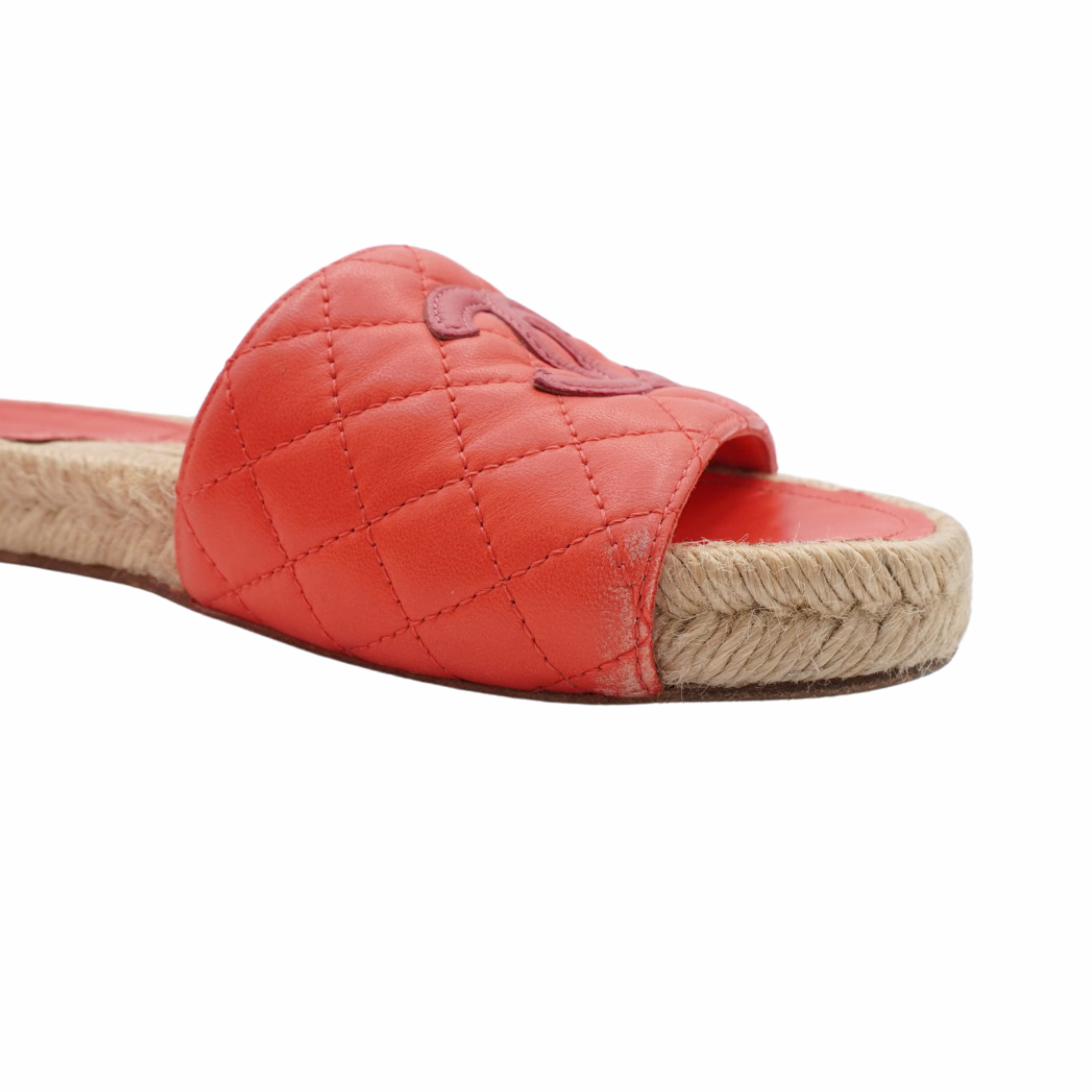 CHANEL Red/Brown SIZE 36 Shoes