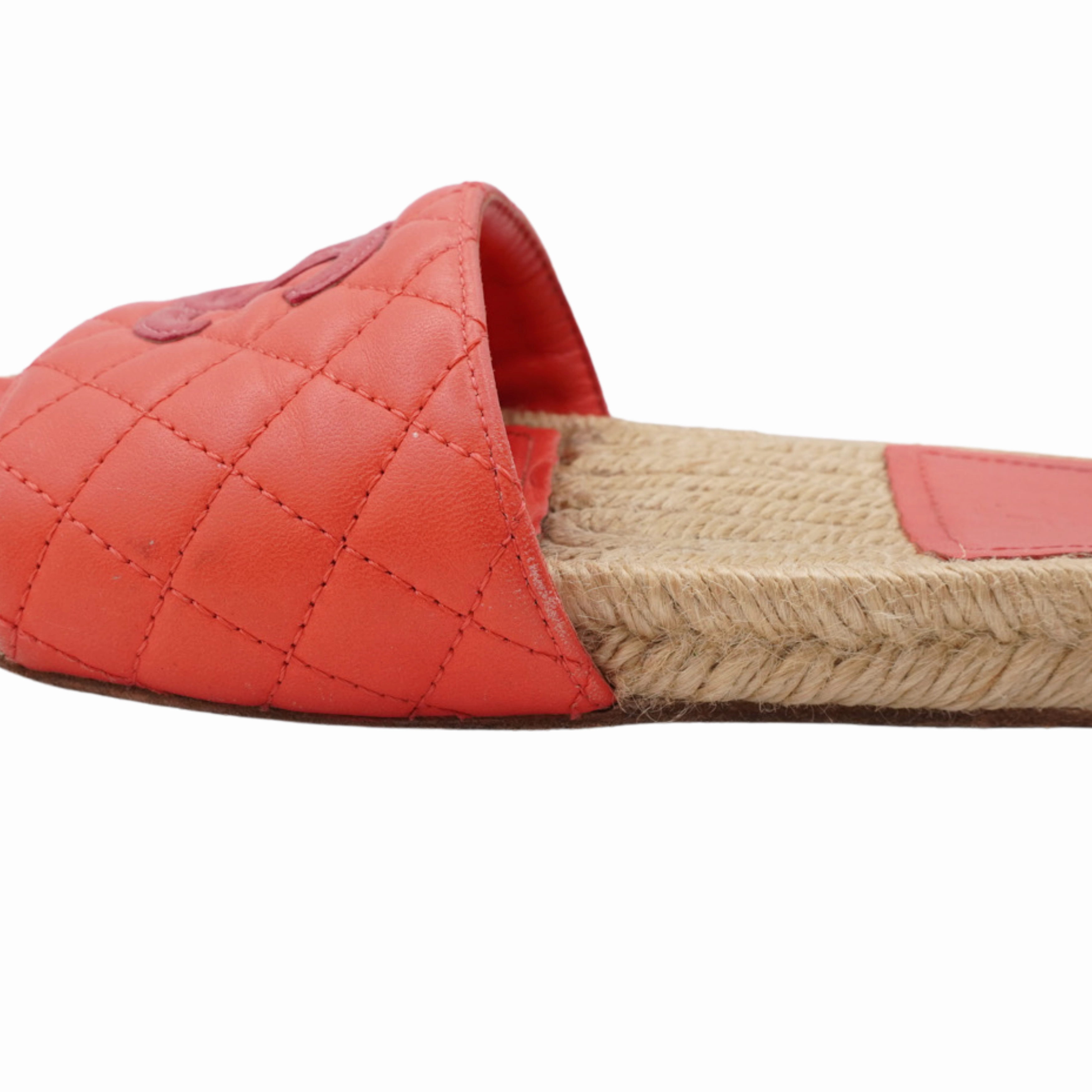 CHANEL Red/Brown SIZE 36 Shoes