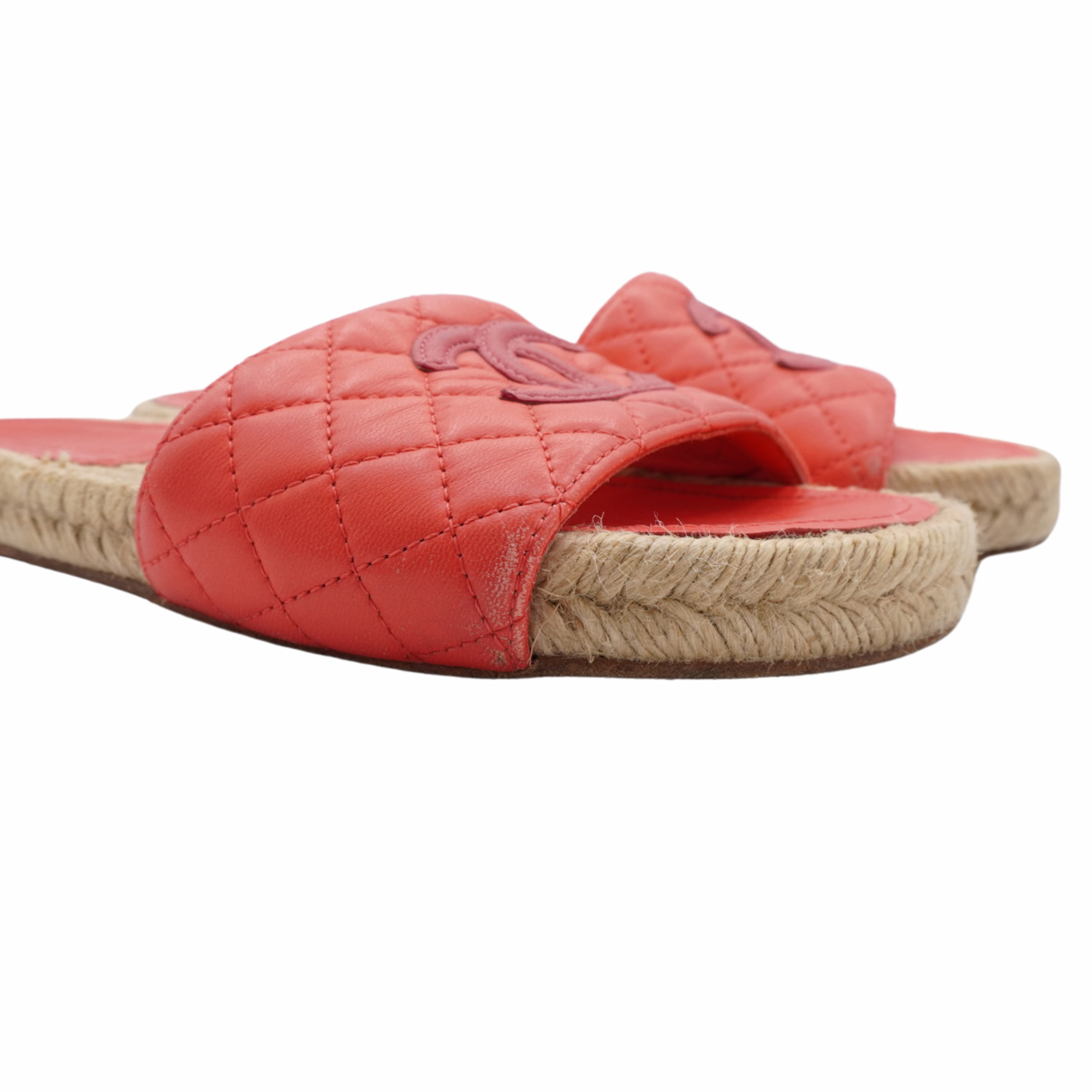 CHANEL Red/Brown SIZE 36 Shoes