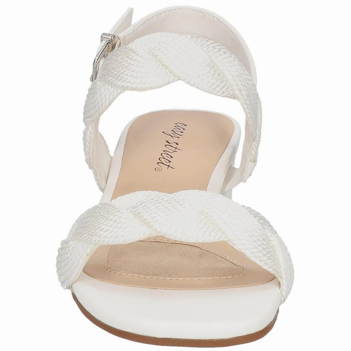 Charee Womens Ankle Strap Open Toe Heels