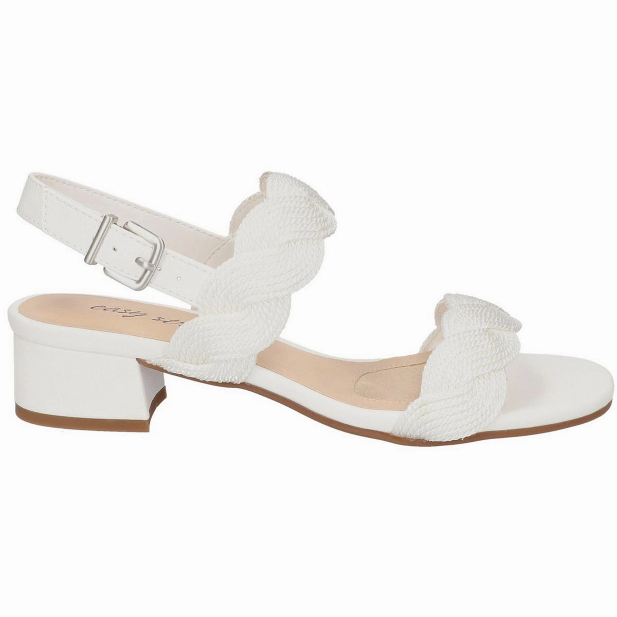 Charee Womens Ankle Strap Open Toe Heels