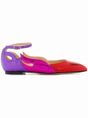 Charlotte Olympia Flaming ballerinas Womens Shoes cheap promo