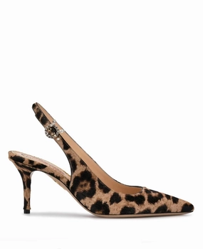 Charlotte Olympia Pointed leopard print pumps Womens Shoes cheap promo
