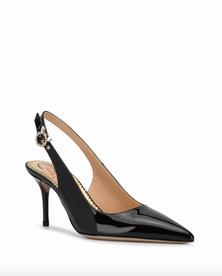 Charlotte Olympia Pointed slingback pumps