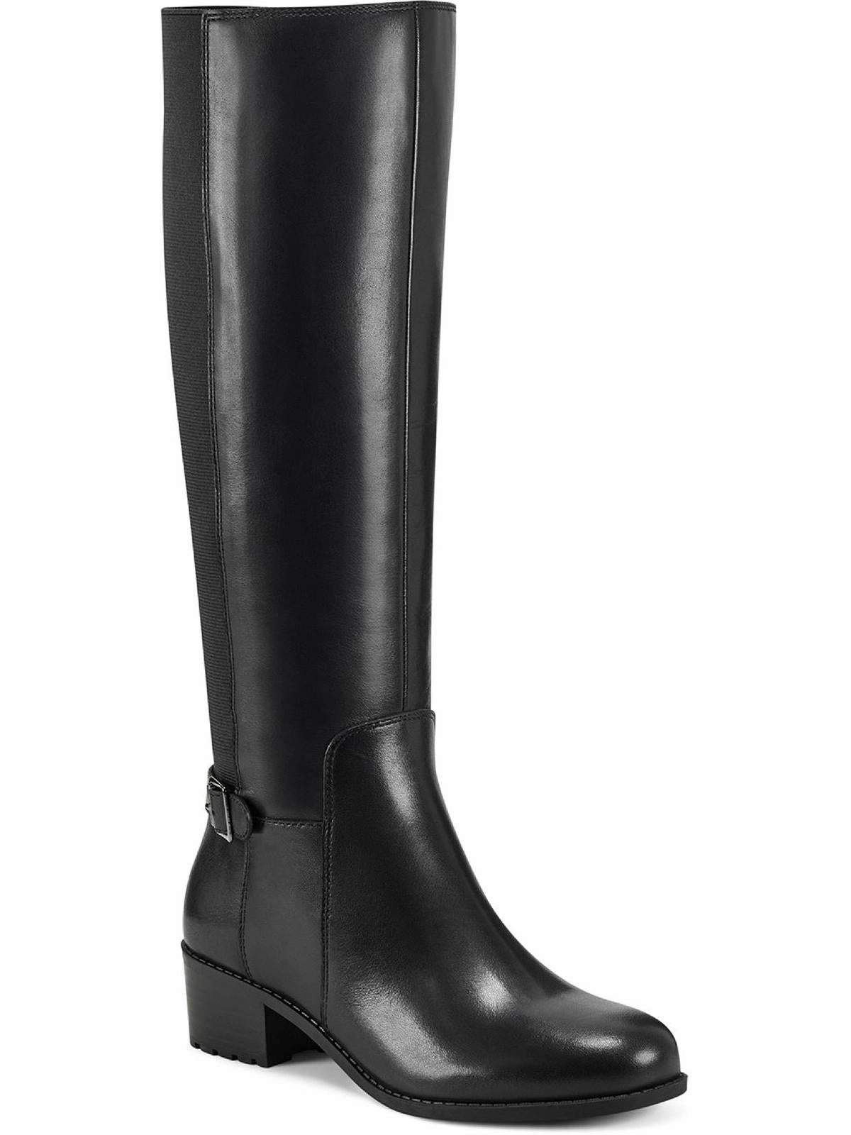 Chaza Womens Stretch Zipper Knee-High Boots Womens Dress Boots for less