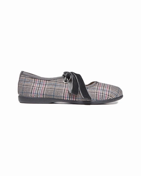 Childrenchic Canvas Ribbon Ballerina Flat Discount Girls Shoes with deals