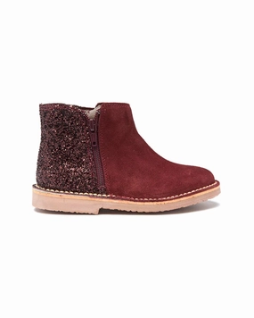 Childrenchic Glitter & Suede Chelsea Boot Discount Boys Footwear online