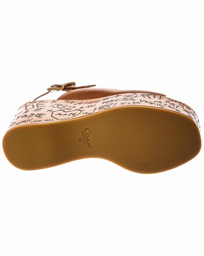 Chlo Maxime Leather Sandal