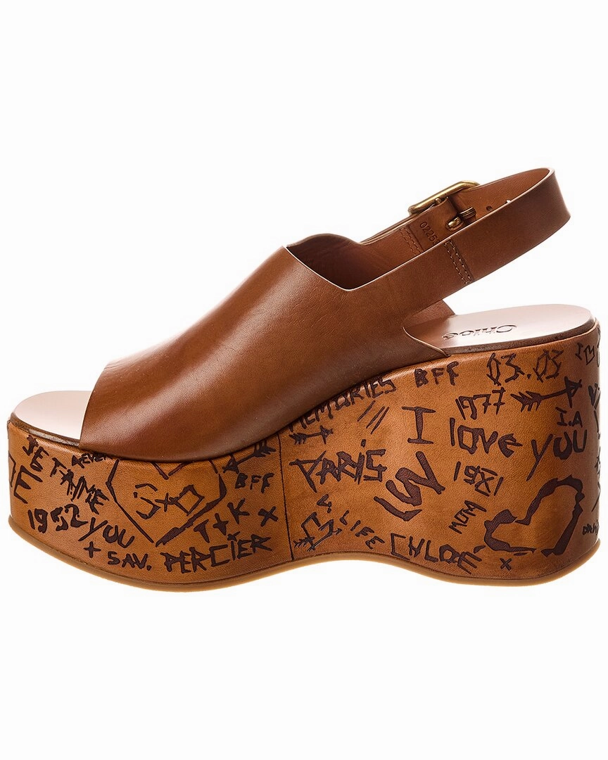 Chlo Maxime Leather Sandal
