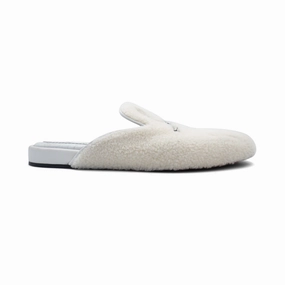 Christian Louboutin 'Coolito' Shearling Slides - Men's 40.5 Mens Sandals summer deals