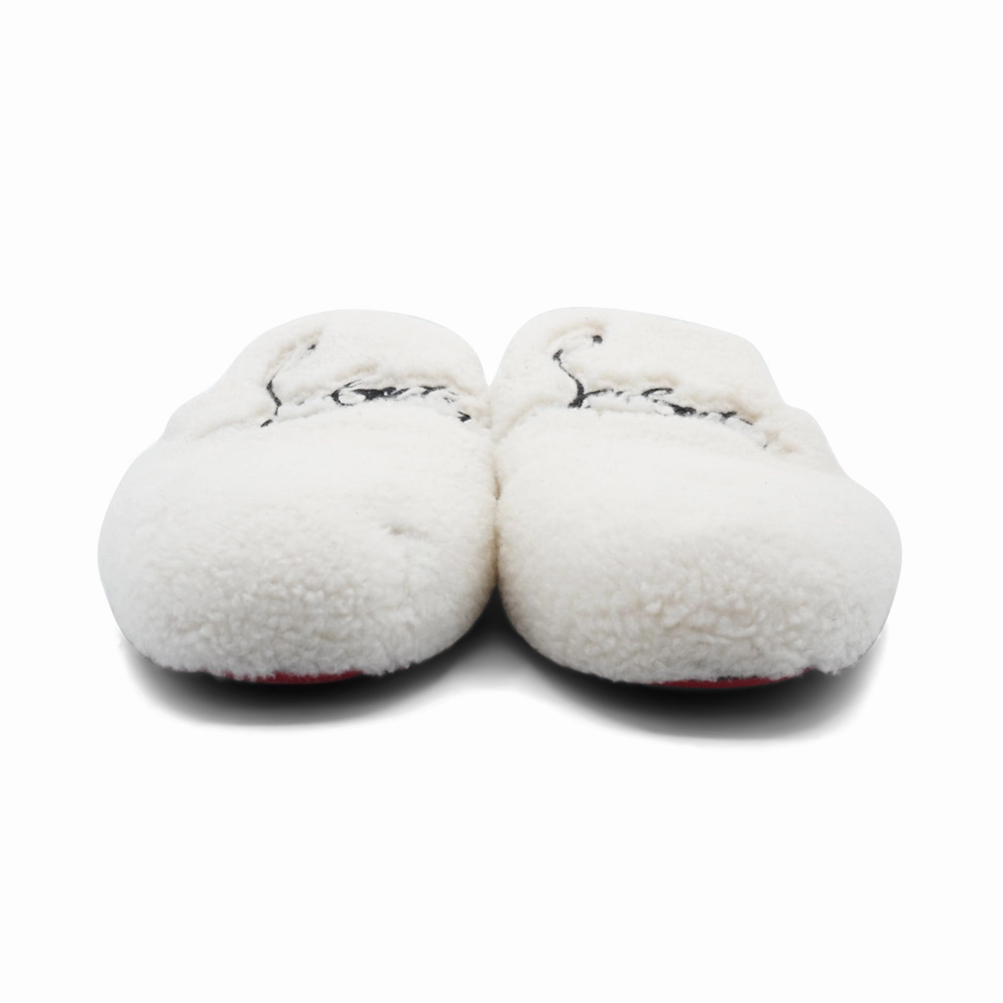 Christian Louboutin 'Coolito' Shearling Slides - Men's 40.5