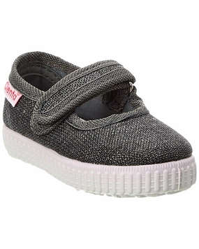 Cienta Mercedes Scractch Metalizado Canvas Sneaker Discount Girls Shoes with deals