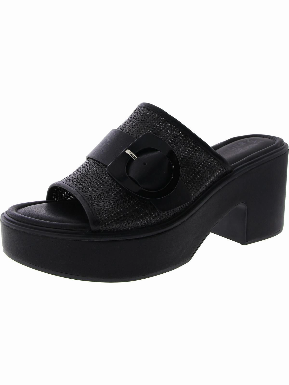 Clara 2 Womens Faux Leather Slip on Platform Sandals Trendy Womens Sandals online store