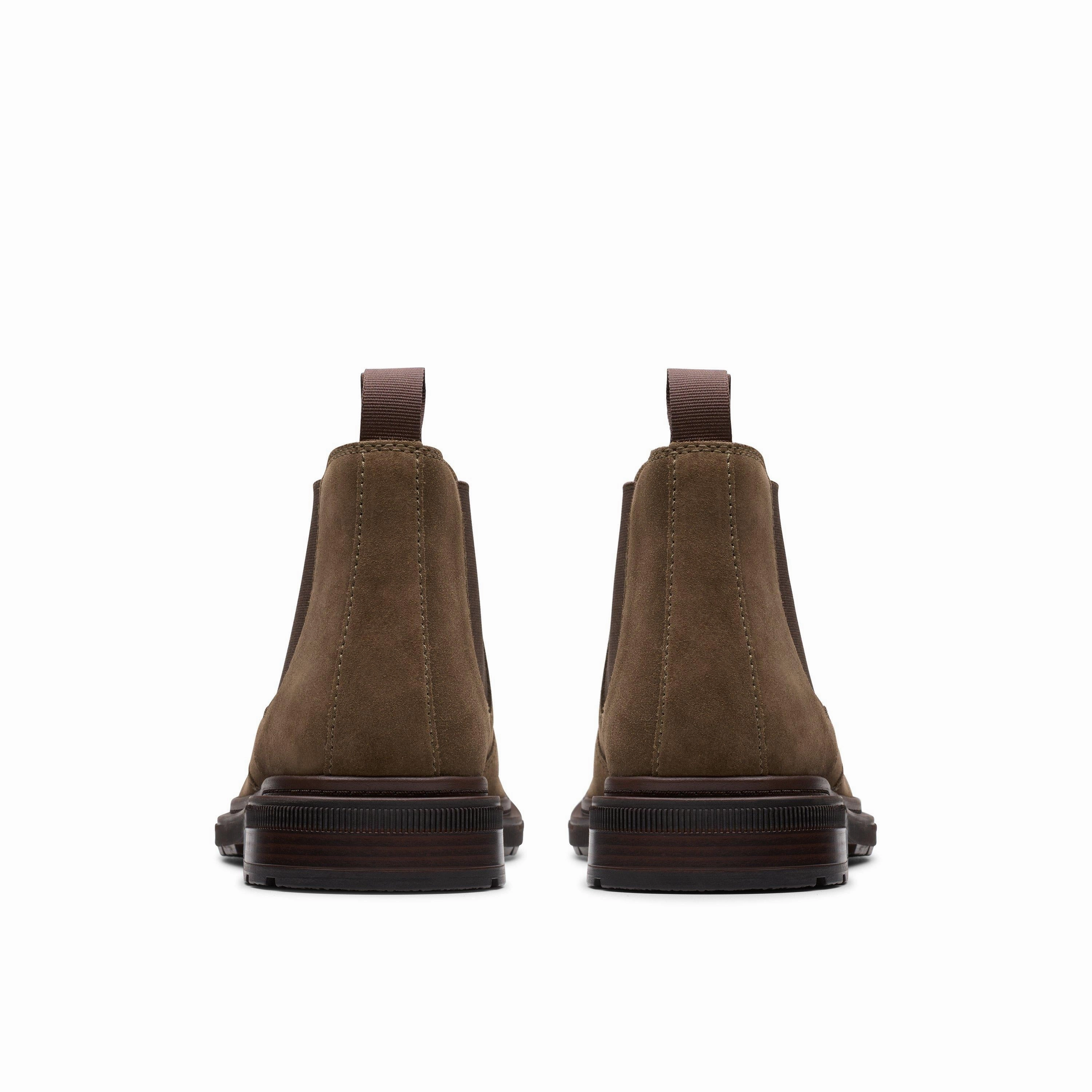Clarks Burchill Up in Beige Suede