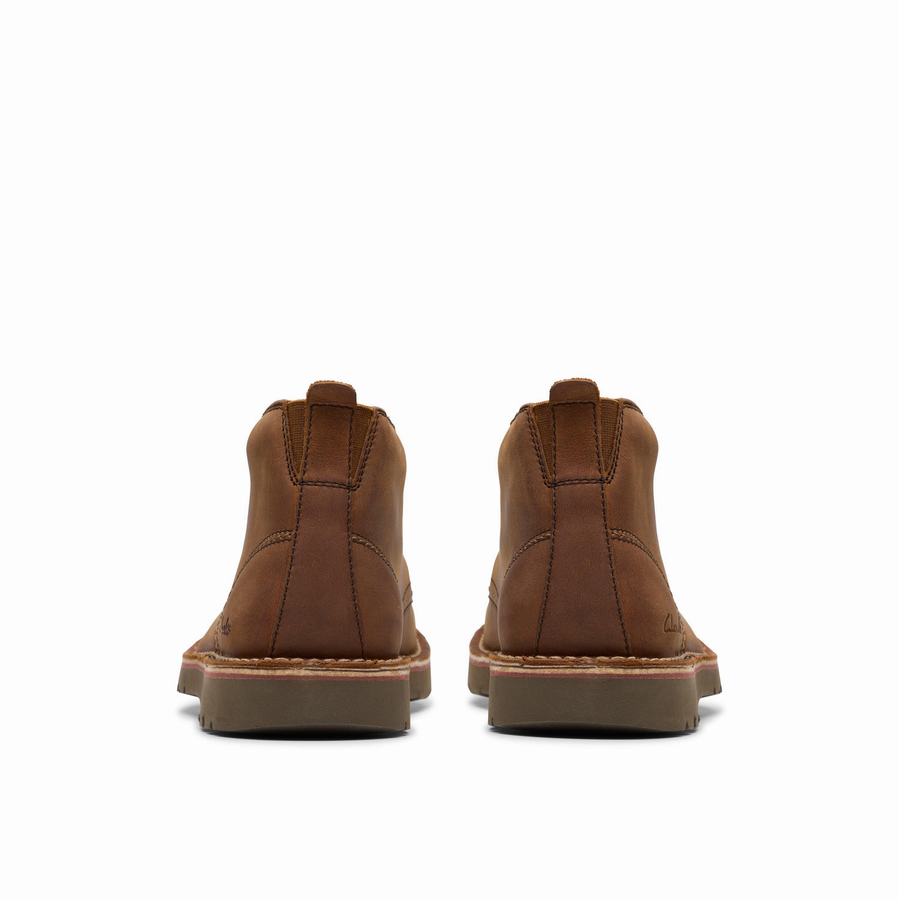 Clarks Eastridge Mid in Brown Leather