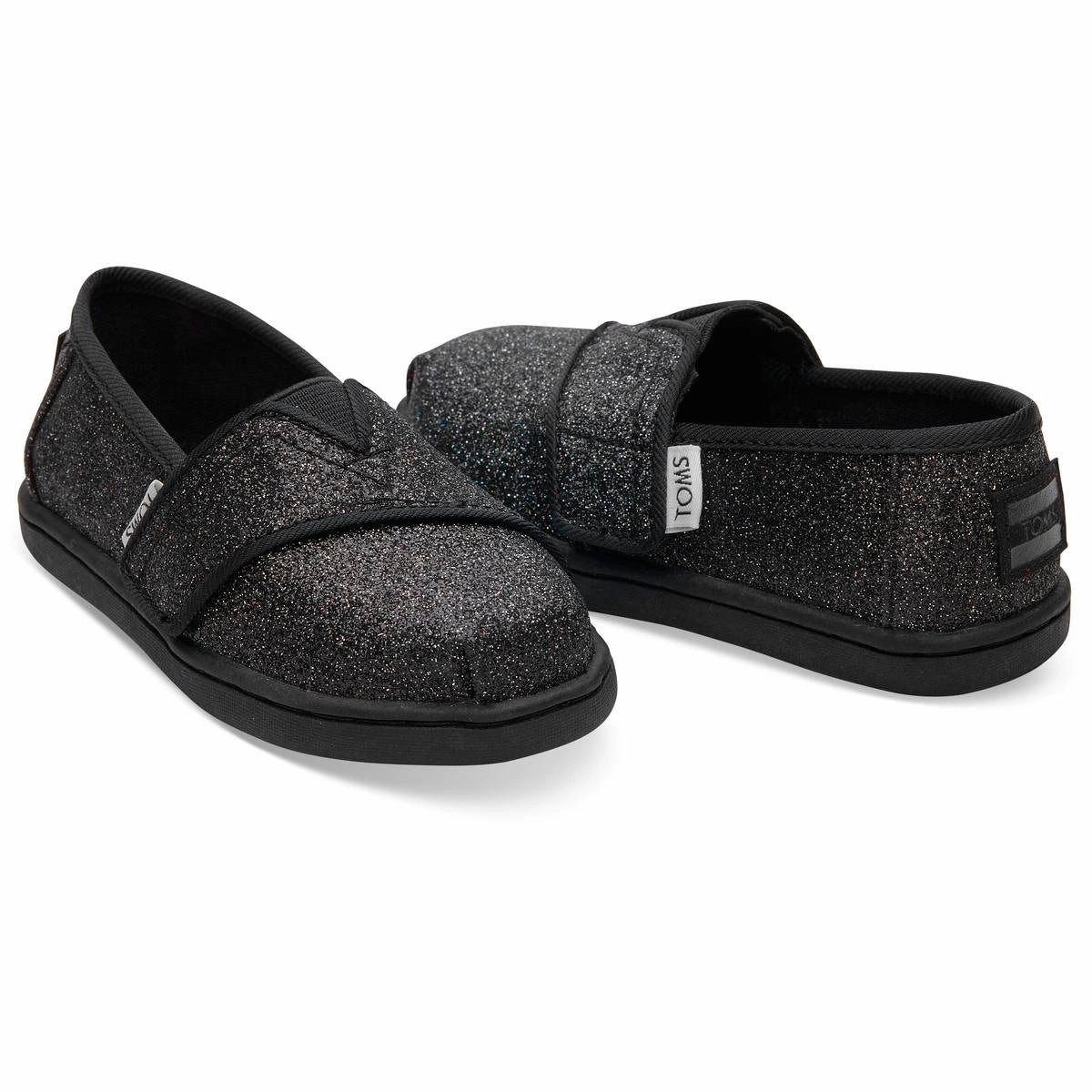 Classic Girls Slip On Glitter Loafers