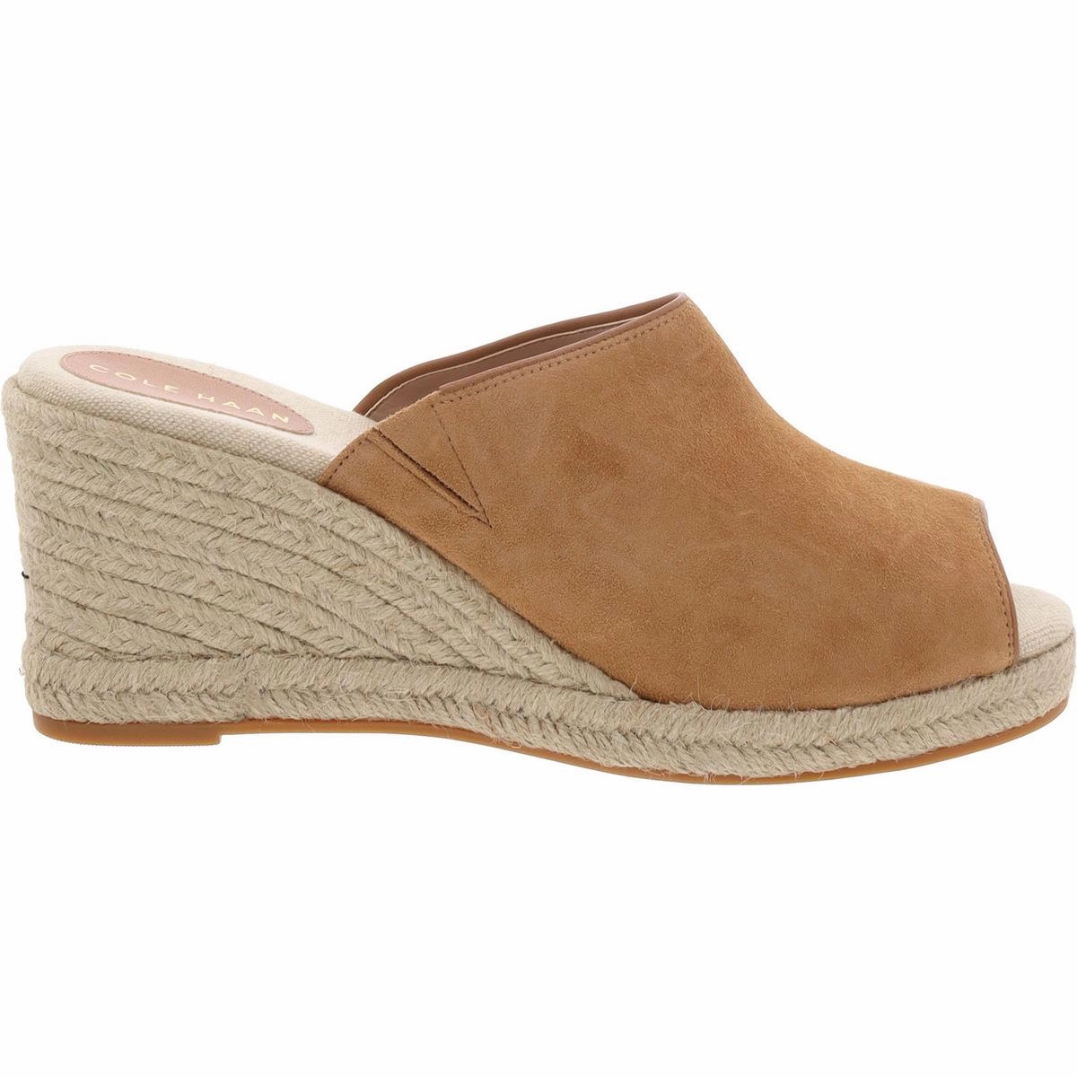 Cloudfeel Southcrest Mule Womens Braided Faux Suede Mule Sandals
