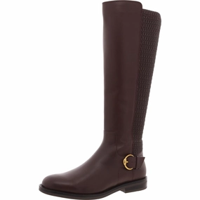 Clover Stretch Boot  Womens Zipper Leather Knee-High Boots Affordable Womens Boots online