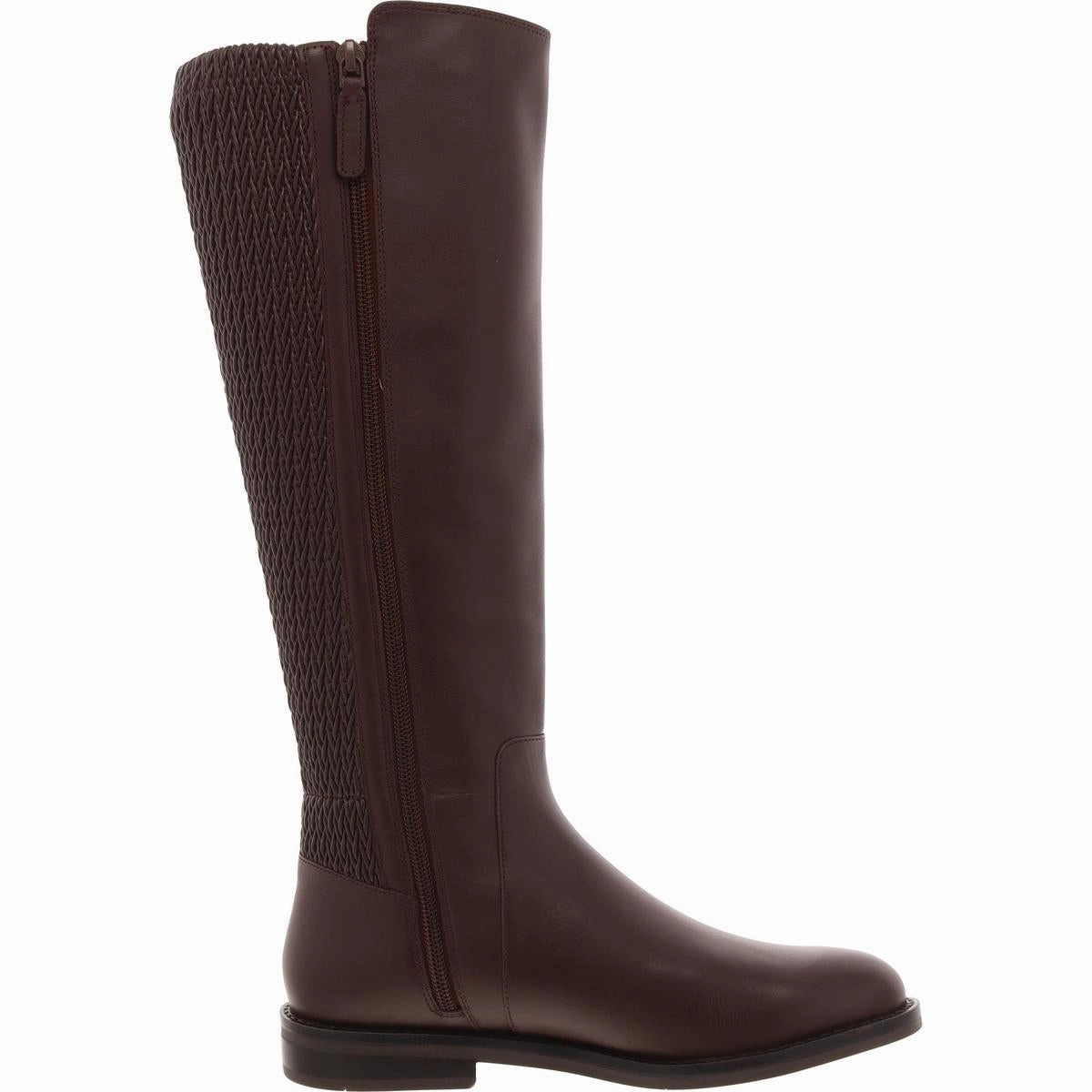 Clover Stretch Boot  Womens Zipper Leather Knee-High Boots