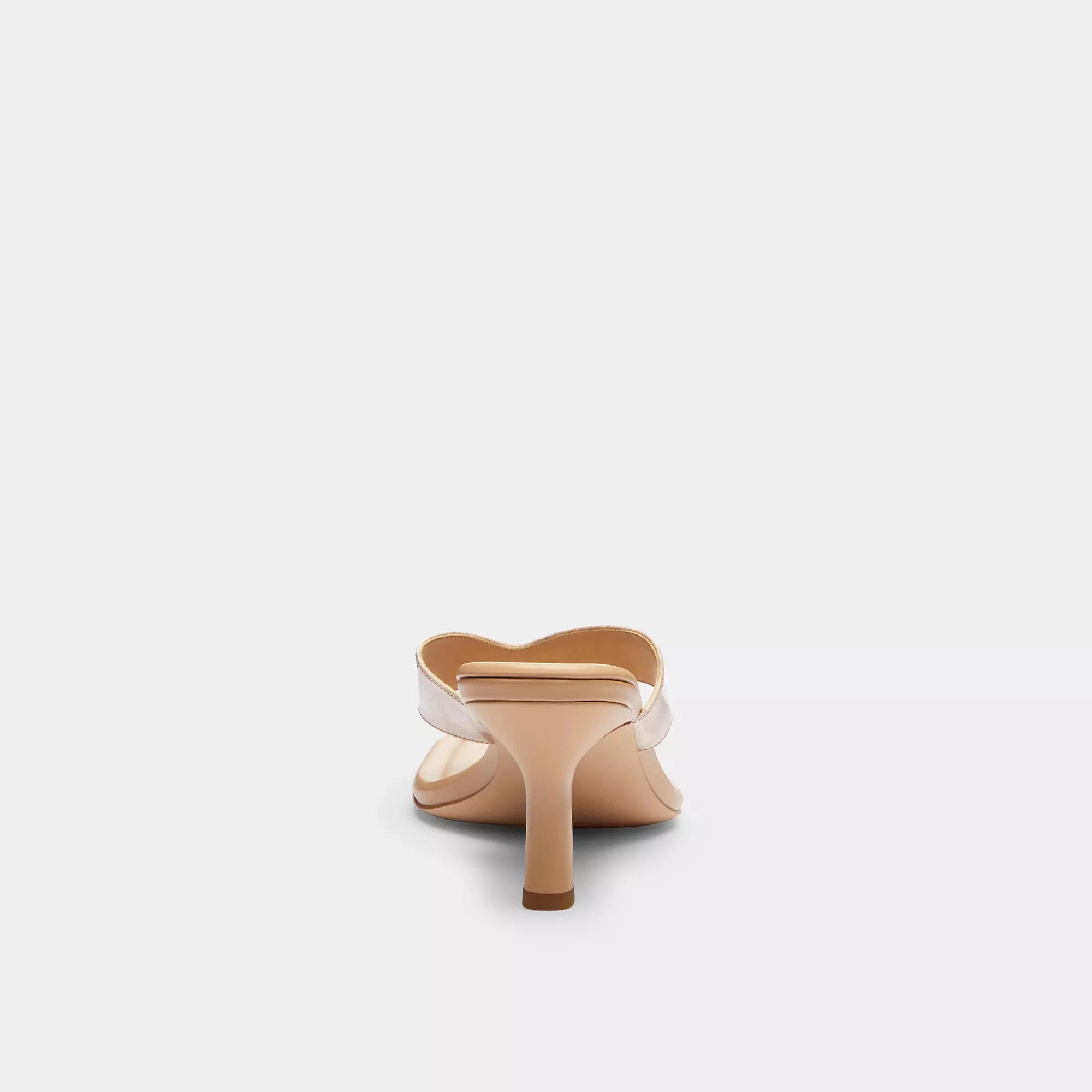 Coach Outlet Kitten Heel In Signature Canvas