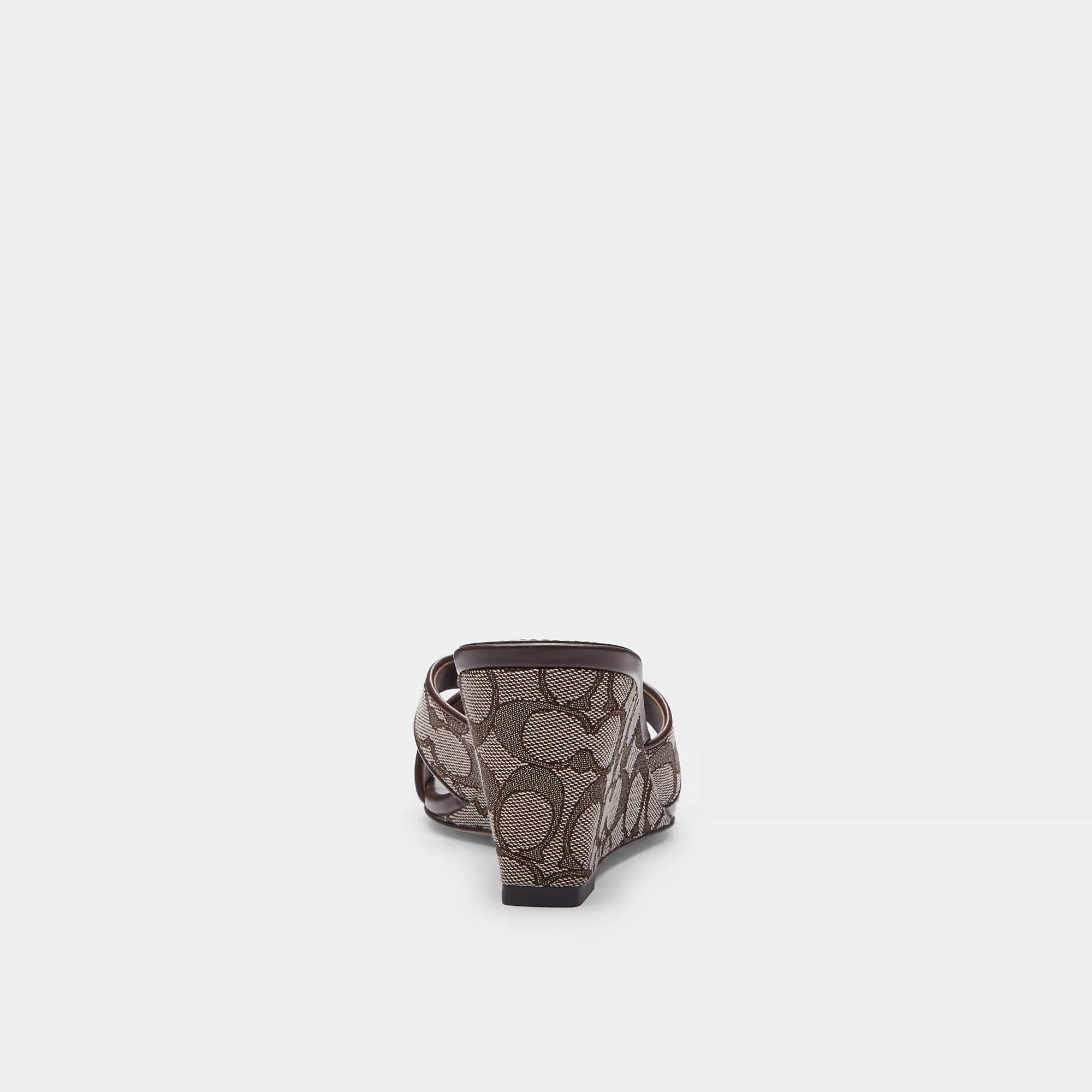 Coach Outlet Wedge Sandal In Signature Jacquard