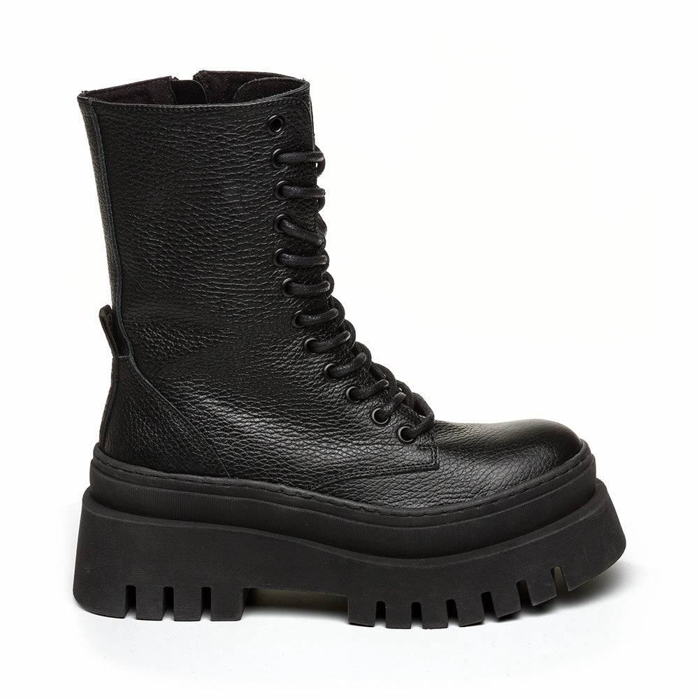 Coast Boot BLACK LEATHER Womens Boots & Booties promotion