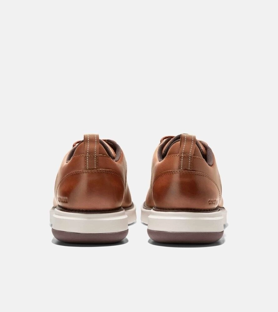 Cole Haan Grand C37746 Sneakers Men's 10 British Tan Leather Casual Shoes KHD172