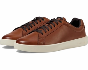 Cole Haan Grand Crosscourt Daily Sneakers Mens 7.5 British Tan Dark Shoes FZP247 Mens Athletic Shoes clearance sale