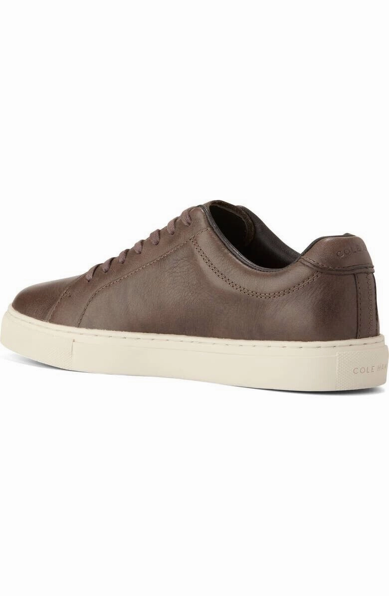 Cole Haan Grand Series Jensen Sneaker Men's 12 Lava Ivory Leather Shoes FZP420 (Lava Ivory,12)