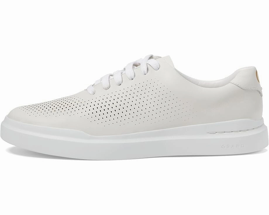 Cole Haan GrandPro Rally Laser Cut C31436 Sneaker Men White Casual Shoes KHD1990 (White,7)