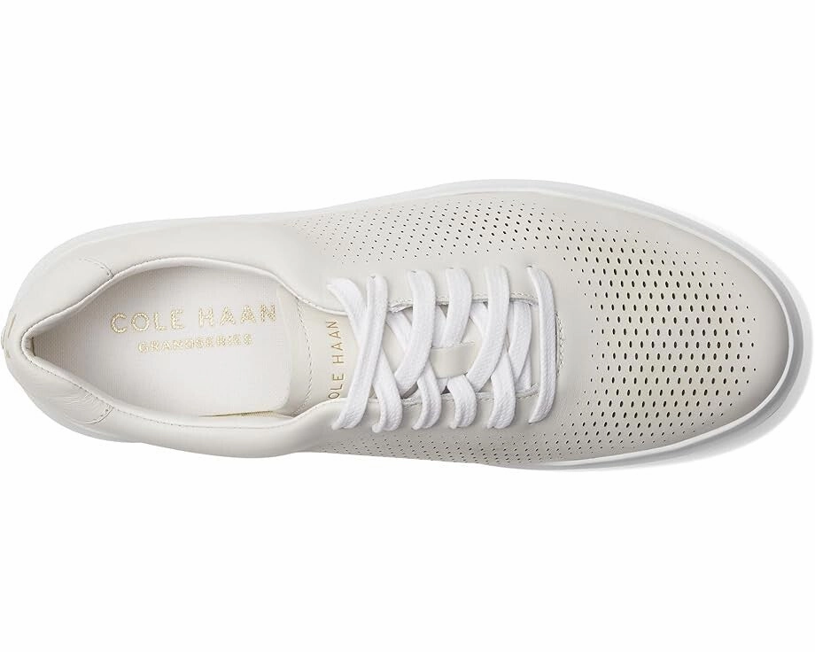 Cole Haan GrandPro Rally Laser Cut C31436 Sneaker Men White Casual Shoes KHD1990 (White,7)