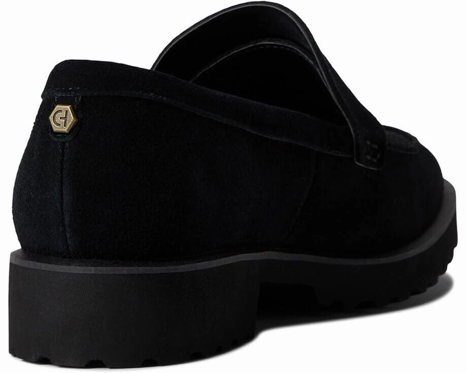Cole Haan Newburg Lug W24292 Loafer Women's US 8.5 Black Slip On Shoes ZPO2822