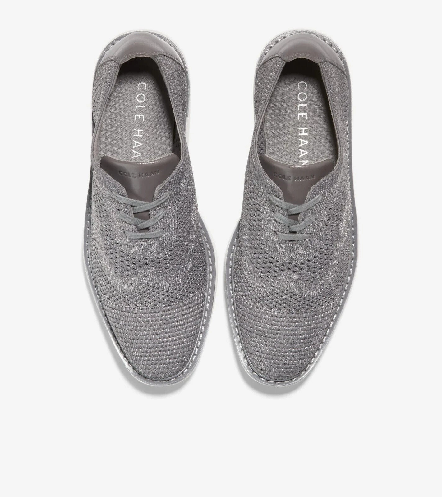 Cole Haan Original Grand Platform Stitchlite Oxford Women's 9 Gray Shoes FZP239 (Gray,9)
