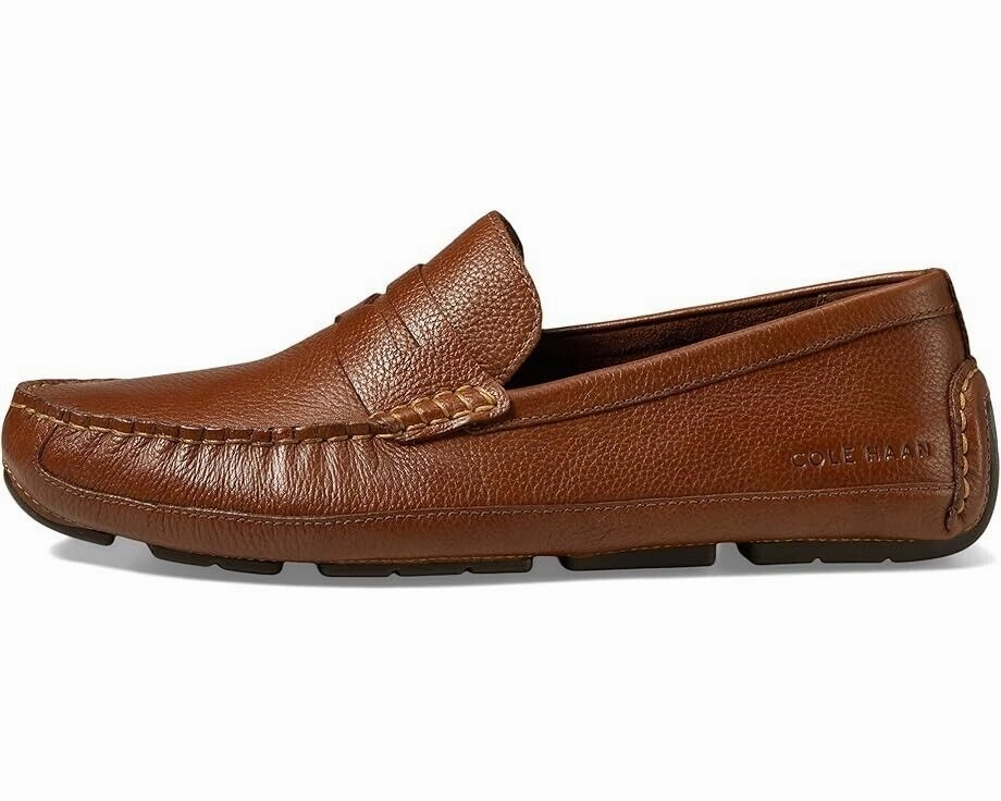 Cole Haan Wyatt Penny Driver Loafer Men's 8.5 Brown Slip-On Casual Shoes RHS2173