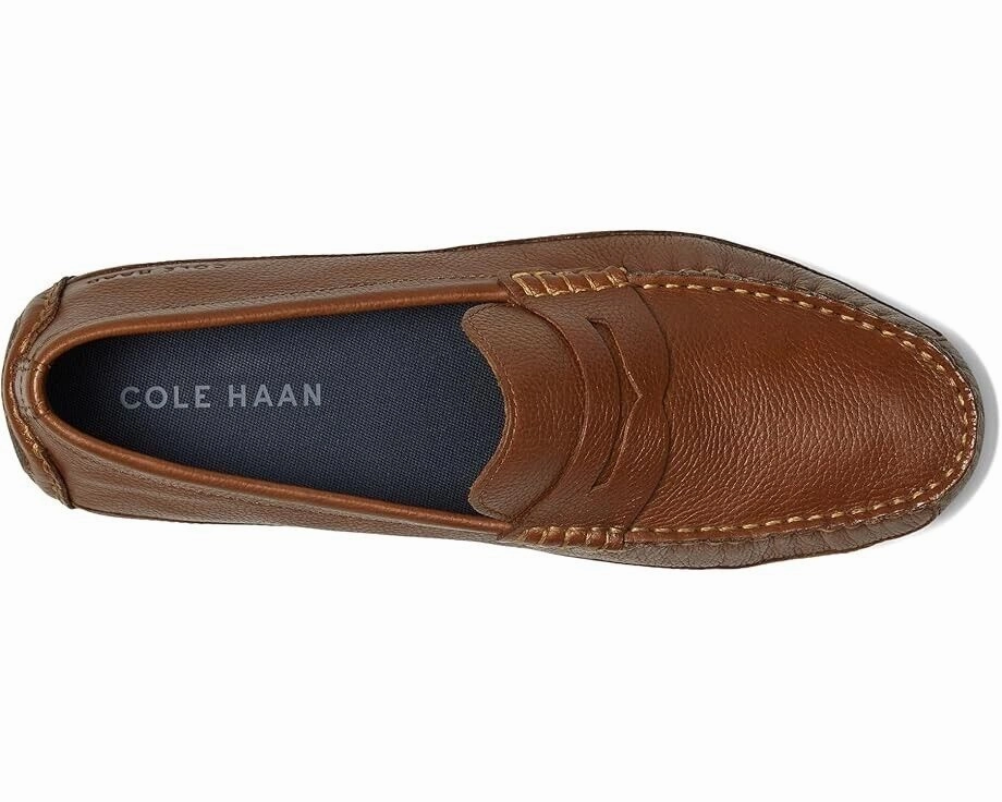 Cole Haan Wyatt Penny Driver Loafer Men's 8.5 Brown Slip-On Casual Shoes RHS2173