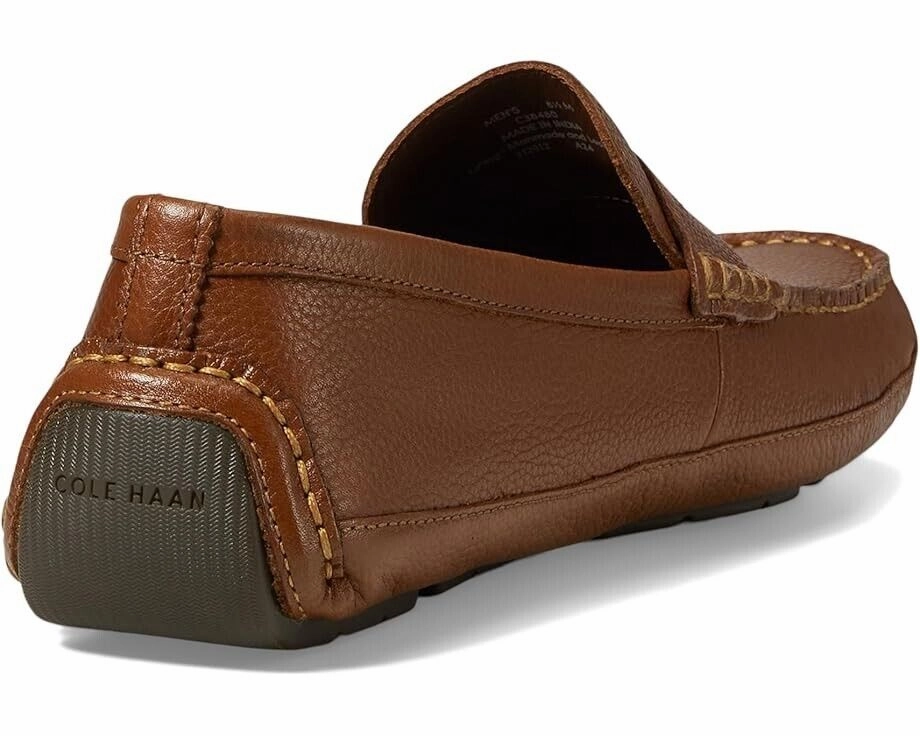 Cole Haan Wyatt Penny Driver Loafer Men's 8.5 Brown Slip-On Casual Shoes RHS2173