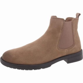 Colley Mens Suede Slip On Chelsea Boots Sale on Mens Chukka Footwear