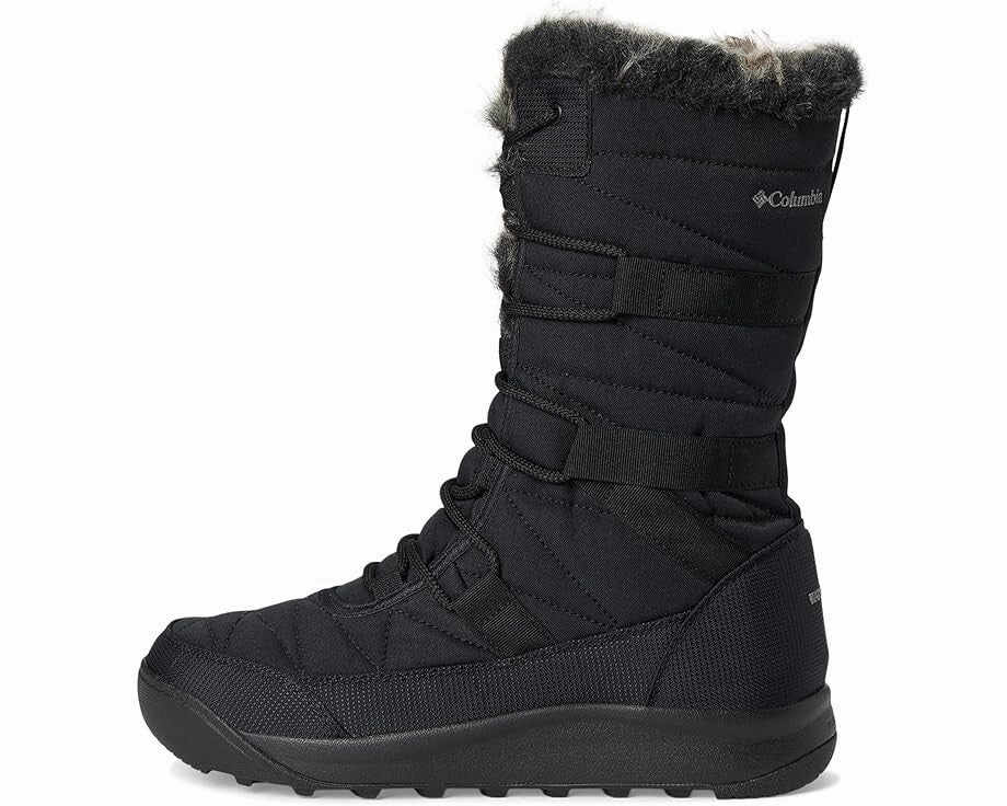 Columbia Minx IV 2079172-010 Women's Black Faux Fur Insulated Snow Boots KHD2269