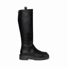Constance Boot BLACK LEATHER Womens Boots & Booties promotion