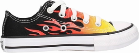 Converse Chuck Taylor All Star OX Kids' Black Textile Low Sneakers Girls Athletic Shoes on sale