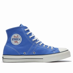 Converse Lucky Star   Ozone Blue Canvas High Top Sneakers Cheap Mens Athletic Sneakers