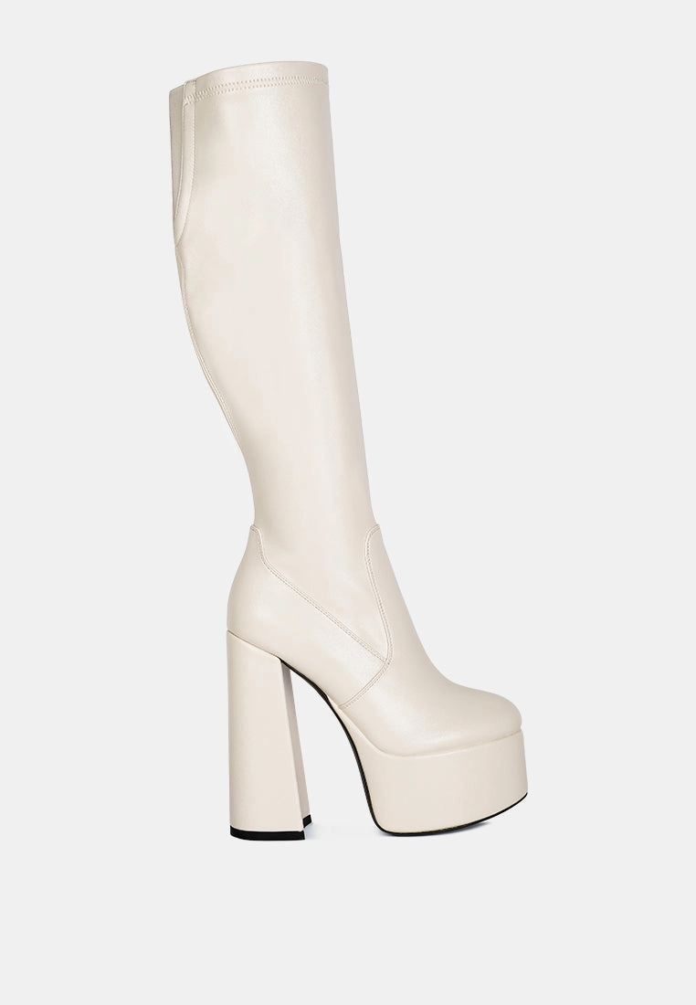 coraline high block heeled calf boots Womens Casual Boots clearance