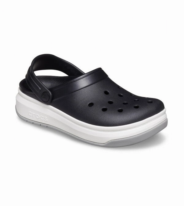 Crocs Crocsband Full Force 206122-066 Clog Men's 9 Black Platform Shoes ERK1501 Mens Sneakers & Athletic Shoes outlet