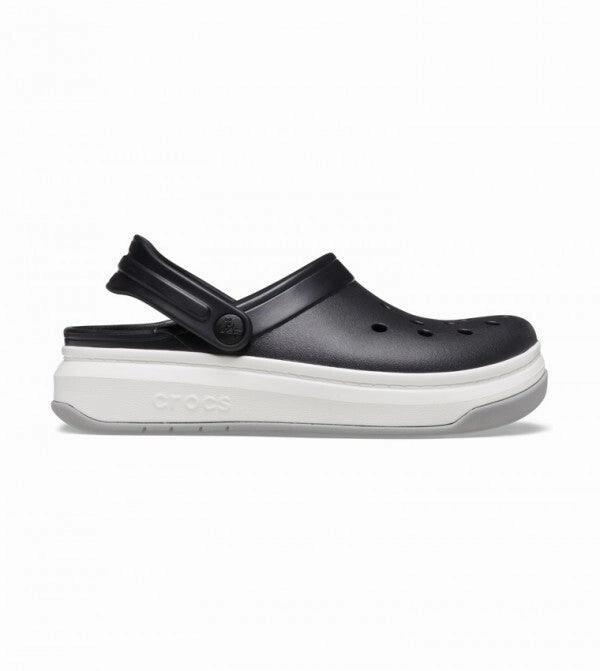 Crocs Crocsband Full Force 206122-066 Clog Men's 9 Black Platform Shoes ERK1501