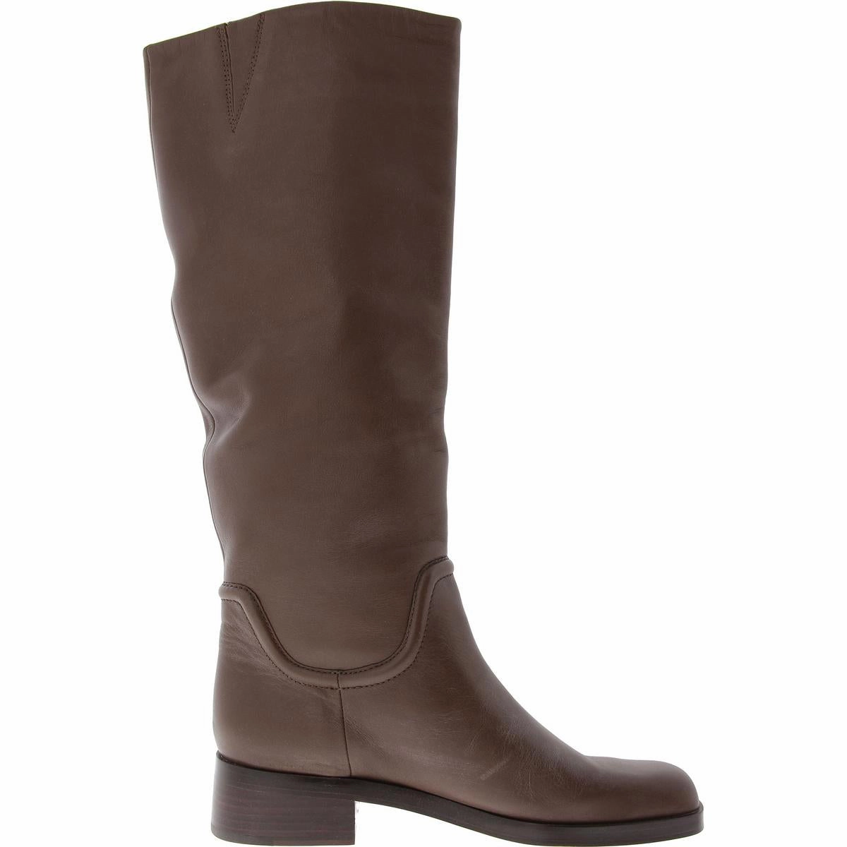 Dani Womens Pull On Square Toe Knee-High Boots