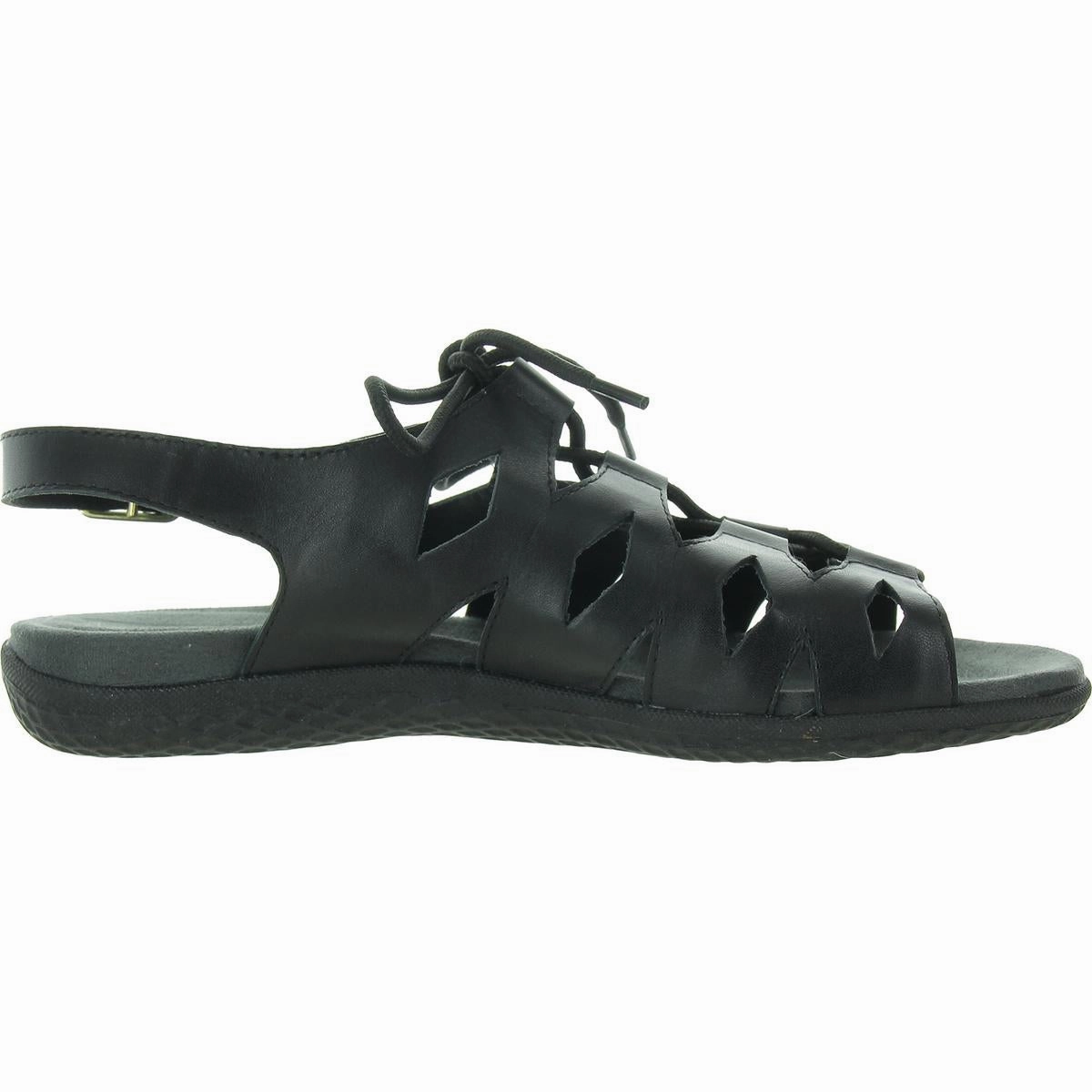 Darcy Womens Lace-Up Leather Slingback Sandals