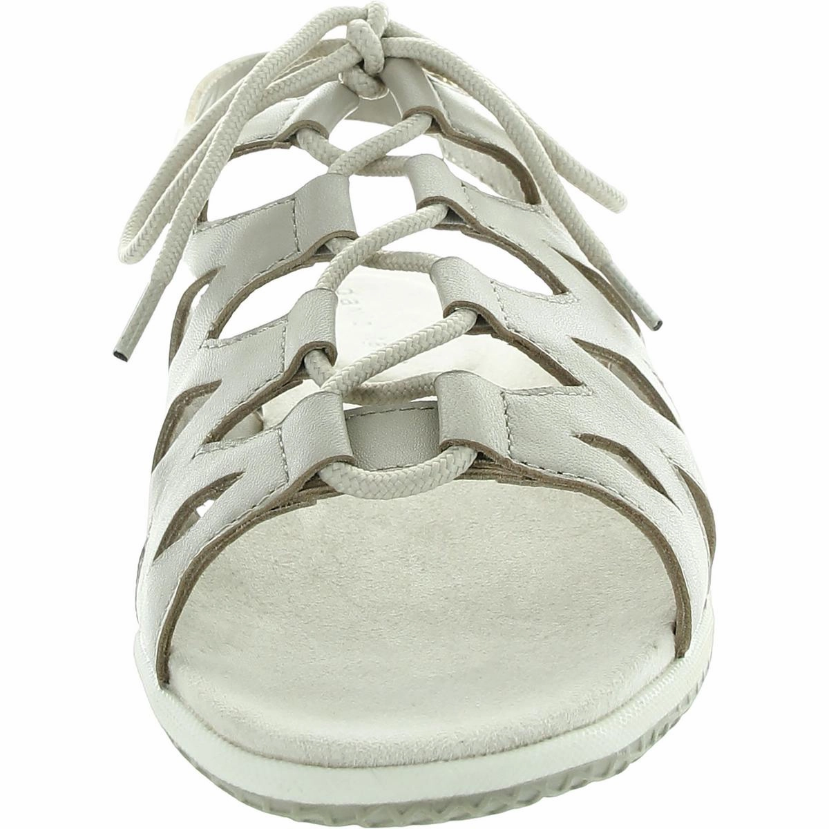 Darcy Womens Lace-Up Leather Slingback Sandals