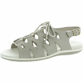 Darcy Womens Lace-Up Leather Slingback Sandals Stylish Womens Sandals discount